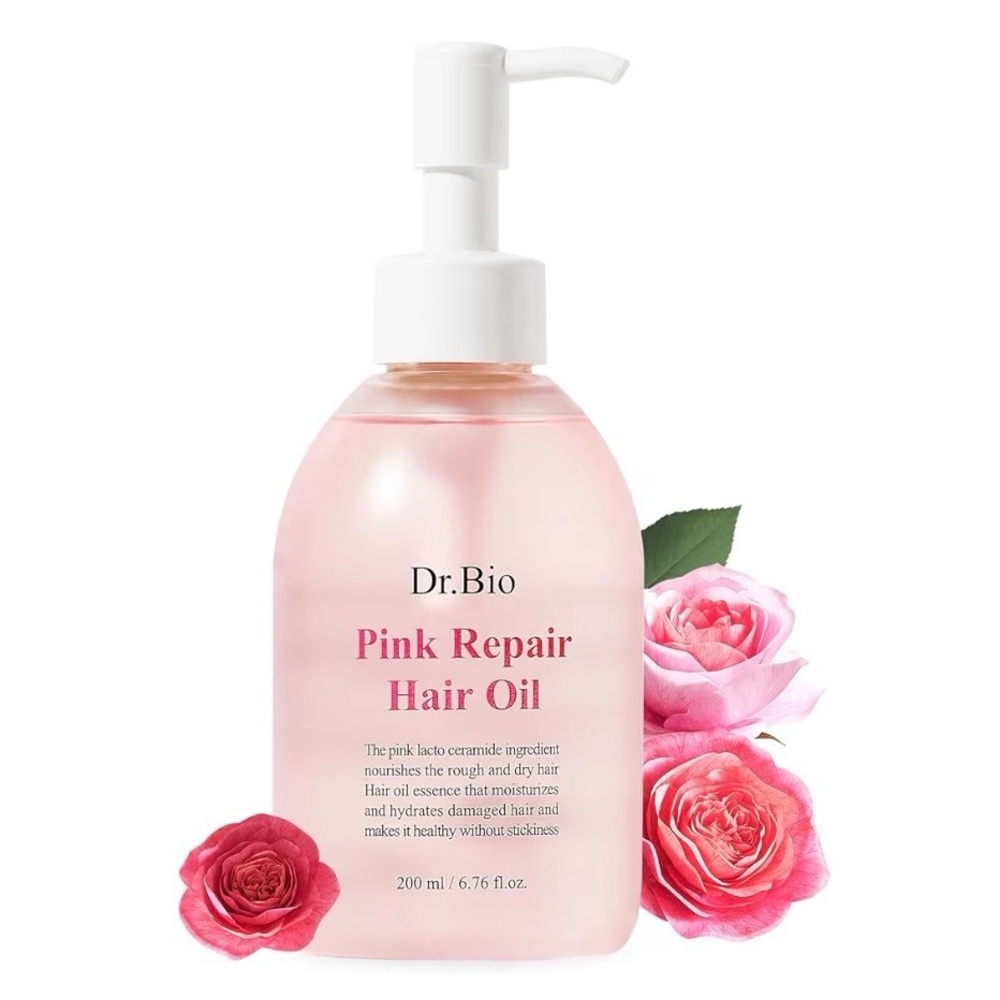 Dr. Bio Pink Repair Hair Oil 6.76oz Probiotic Protein Split End Treatment - Picture 8 of 10